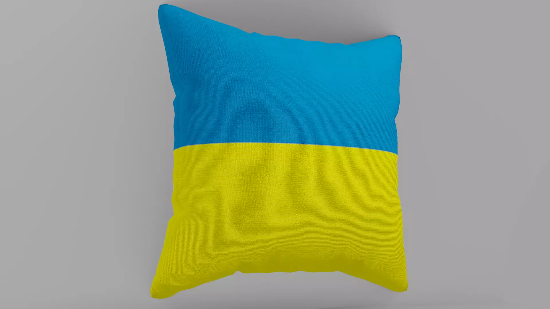 Ukraine Flag Pillow 3D model_0
