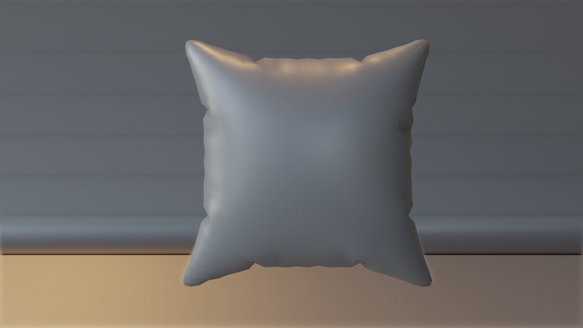 Ukraine Flag Pillow 3D model_4