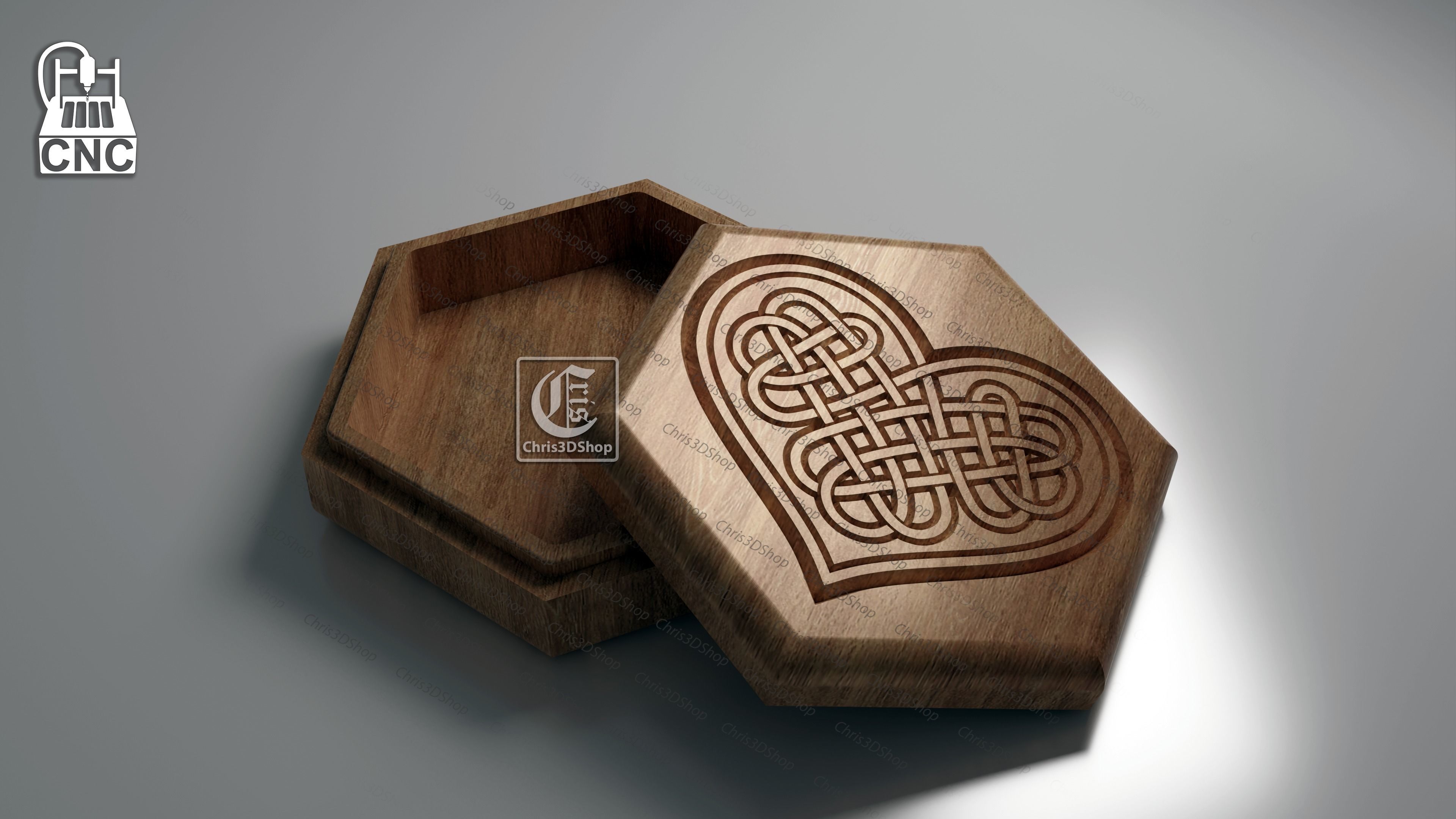 Jewelry Boxes Pack V2- Files for CNC and 3D Printer 3D print model_1