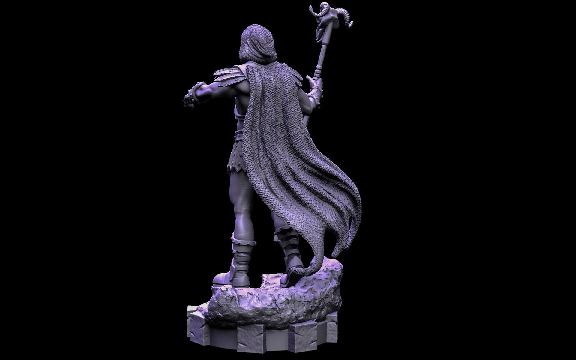 Skeletor Fan Art 3D print model_2