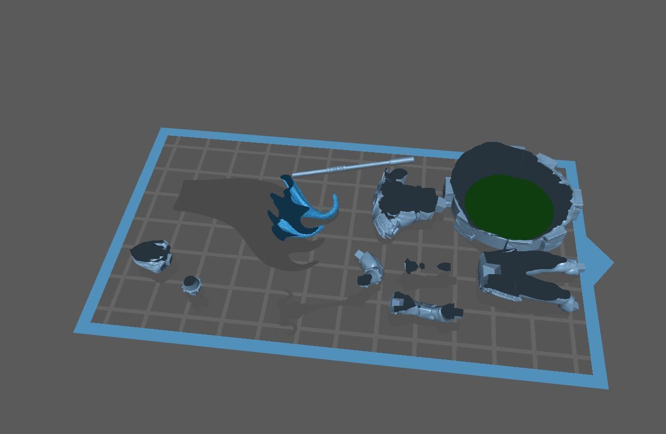 Skeletor Fan Art 3D print model_11