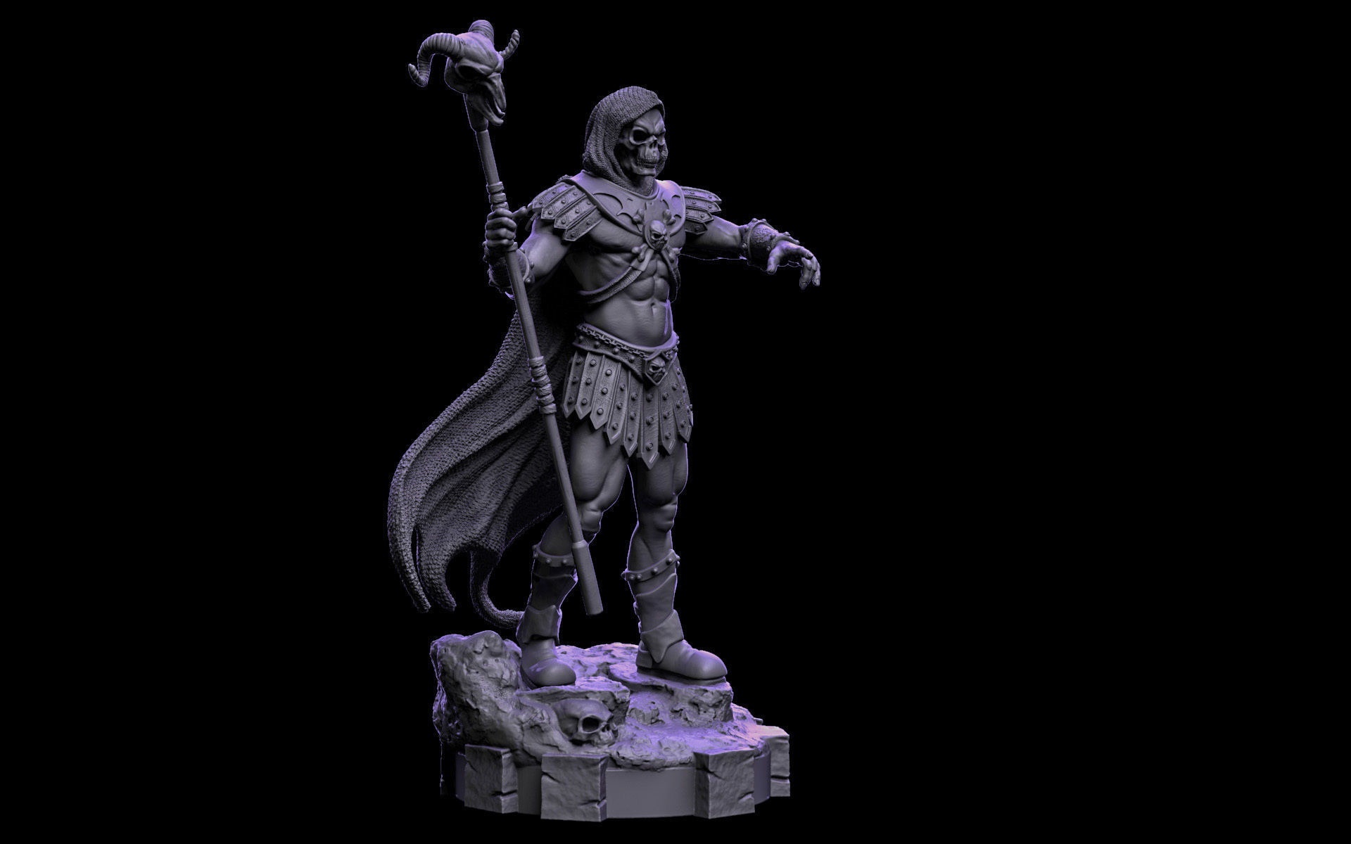 Skeletor Fan Art 3D print model_1