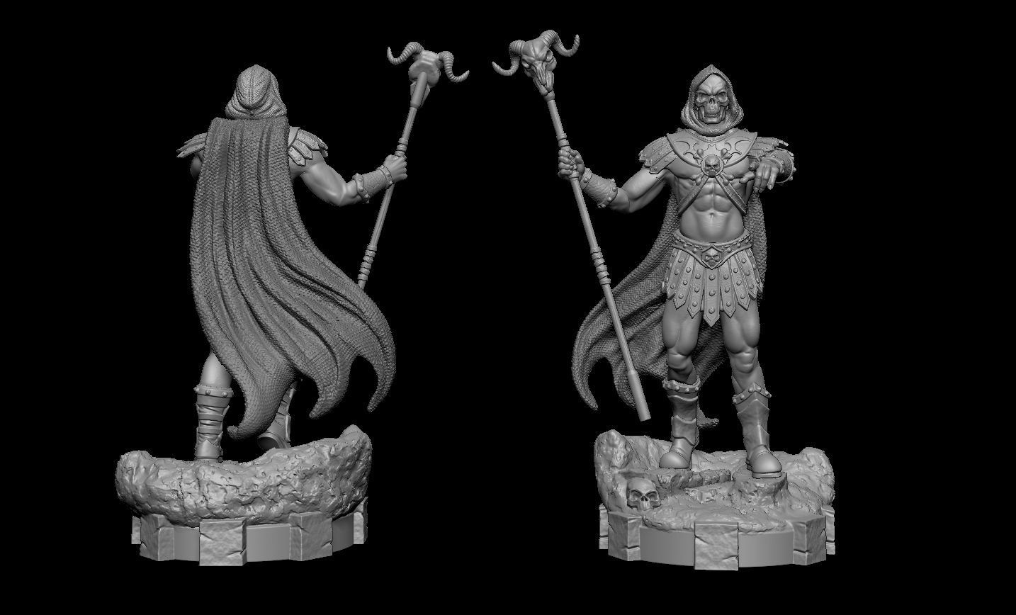 Skeletor Fan Art 3D print model_4