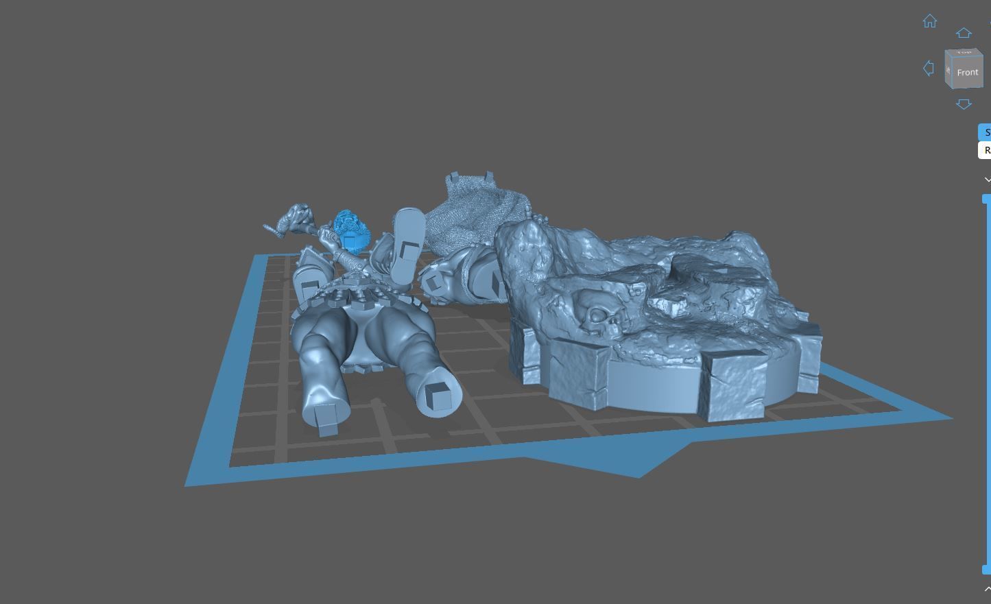 Skeletor Fan Art 3D print model_9