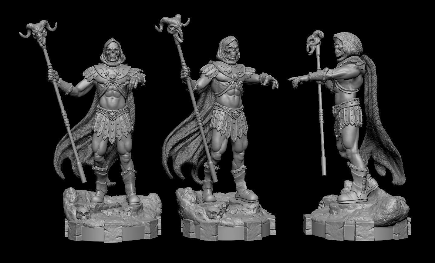 Skeletor Fan Art 3D print model_3