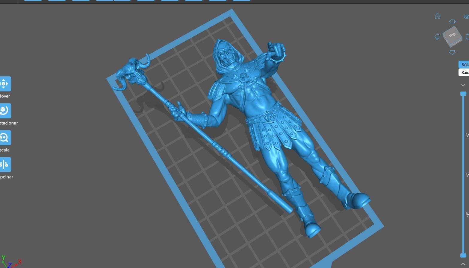 Skeletor Fan Art 3D print model_12