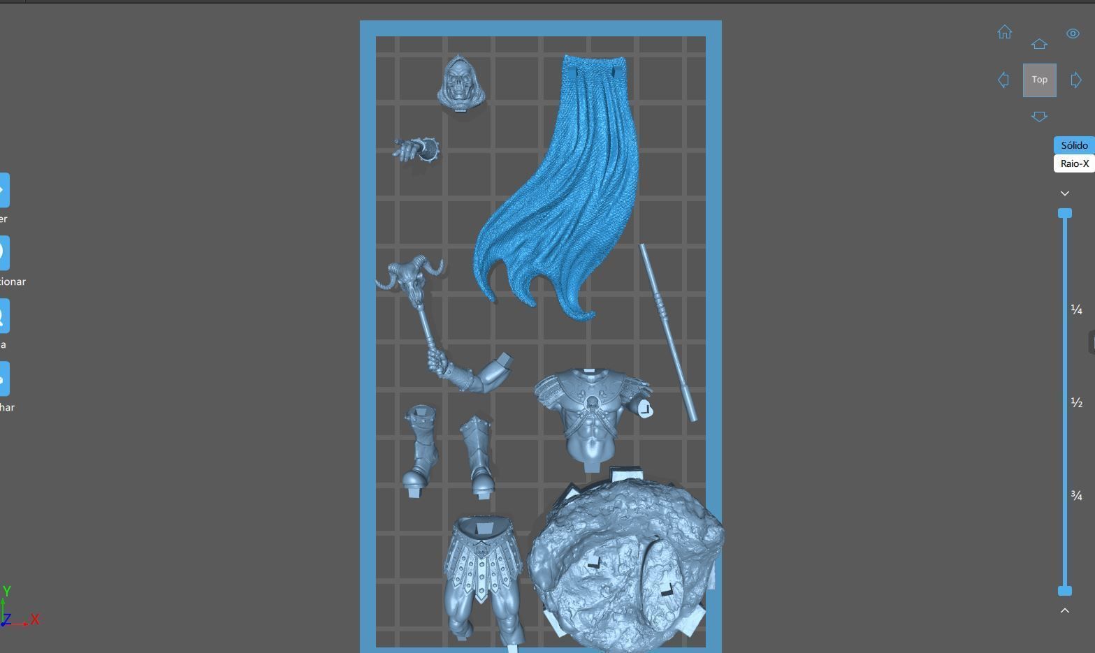 Skeletor Fan Art 3D print model_8