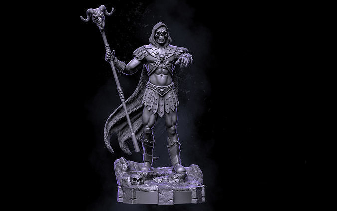 Skeletor Fan Art 3D print model