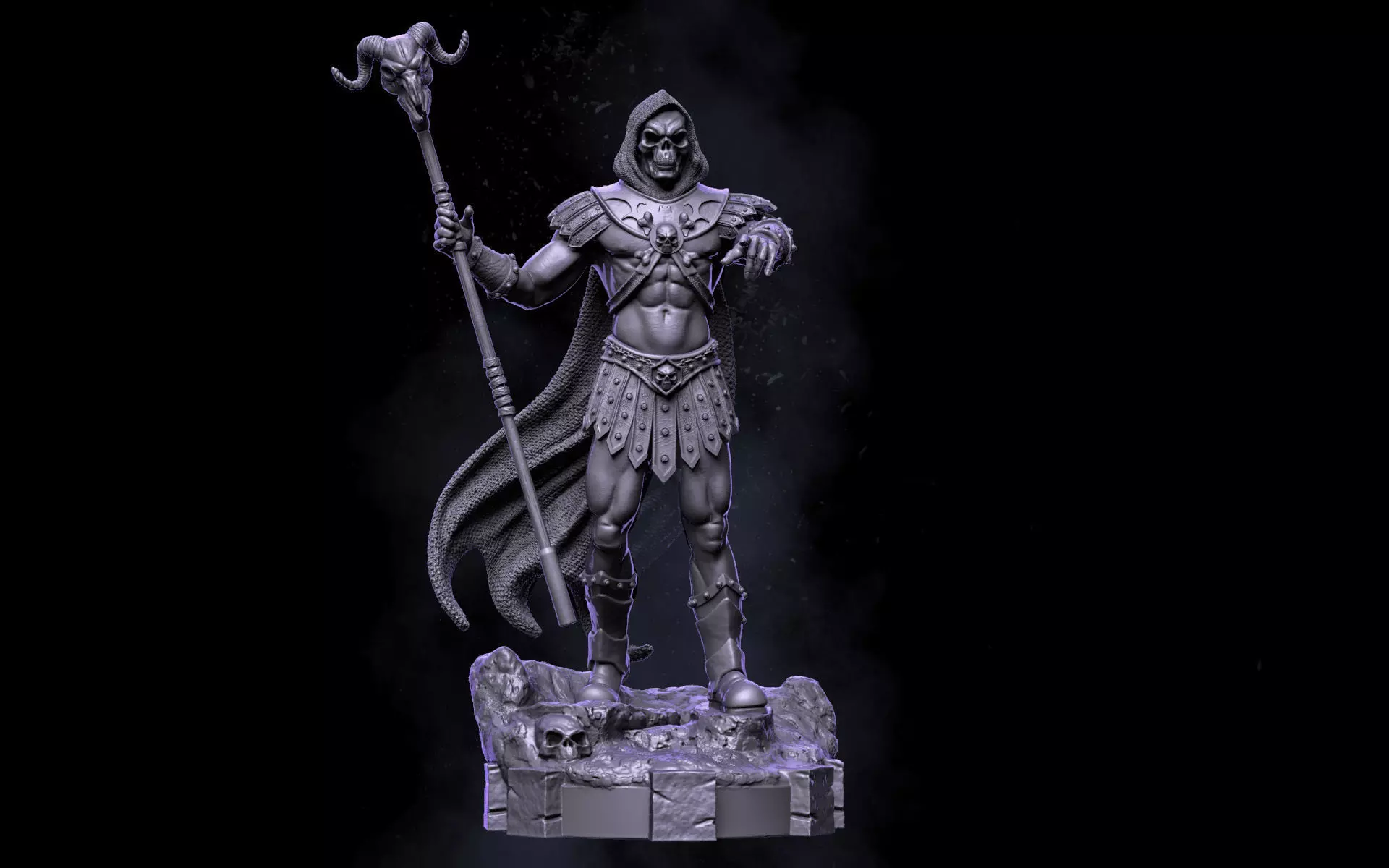 Skeletor Fan Art 3D print model_0