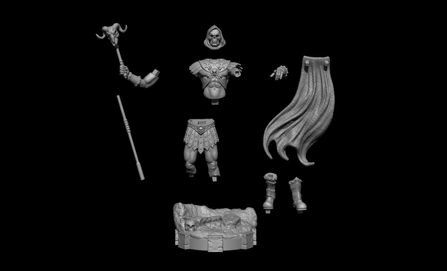 Skeletor Fan Art 3D print model_6