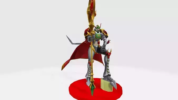 MedievalDukemon character holding sword