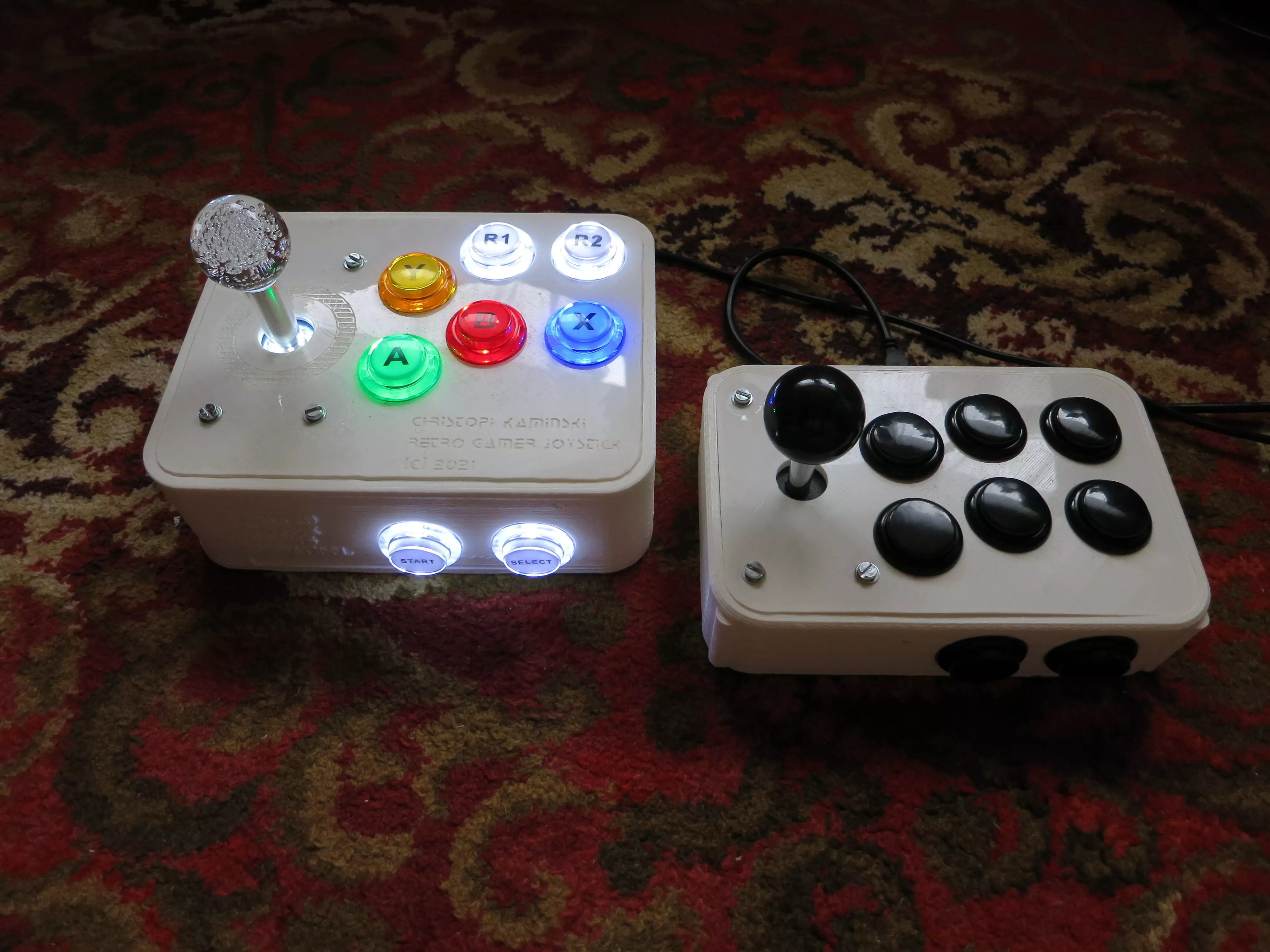 Arcade Mame Joystick Free 3D print model_0