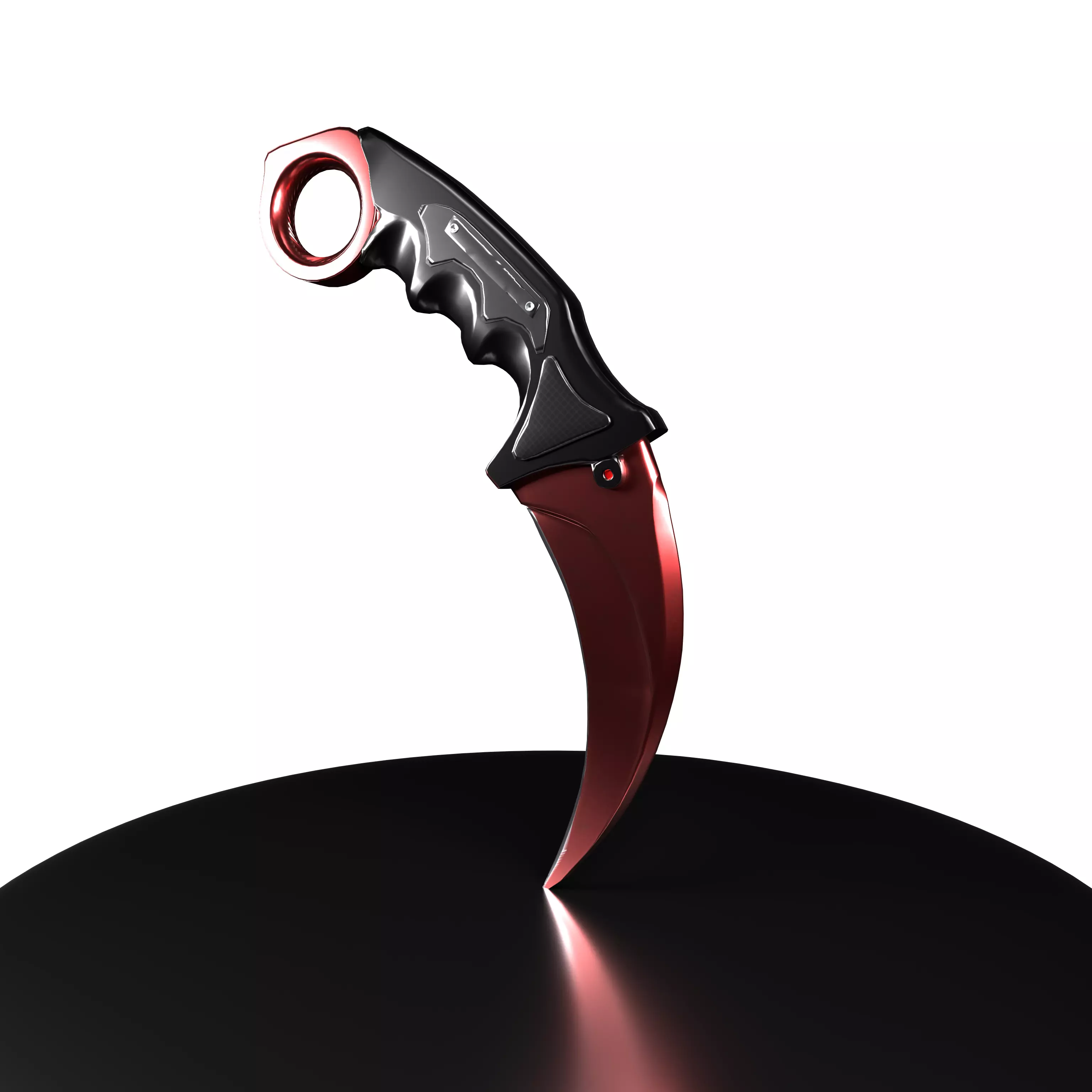 Karambit sci-fi katana 3D model