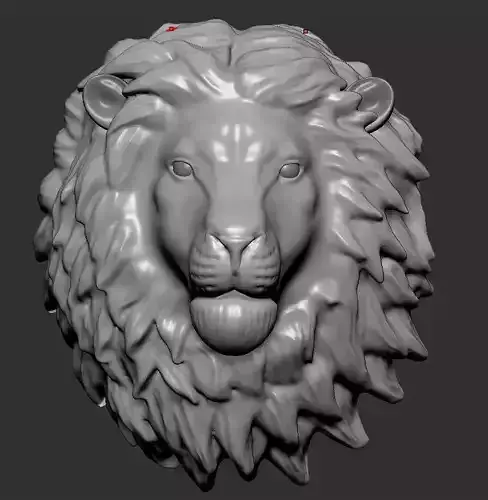 Lion head model
