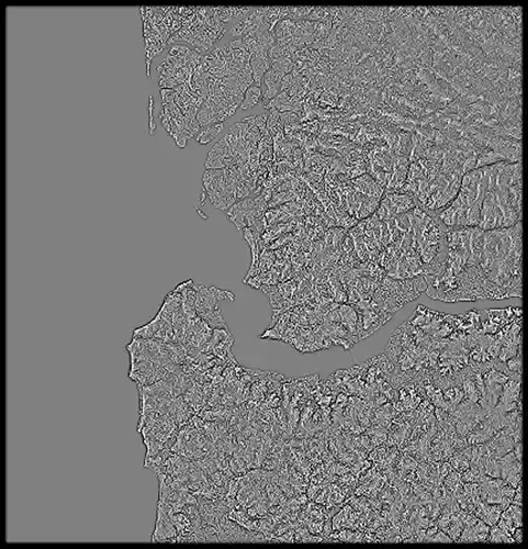 Senegal High resolution 11k curvature map Texture