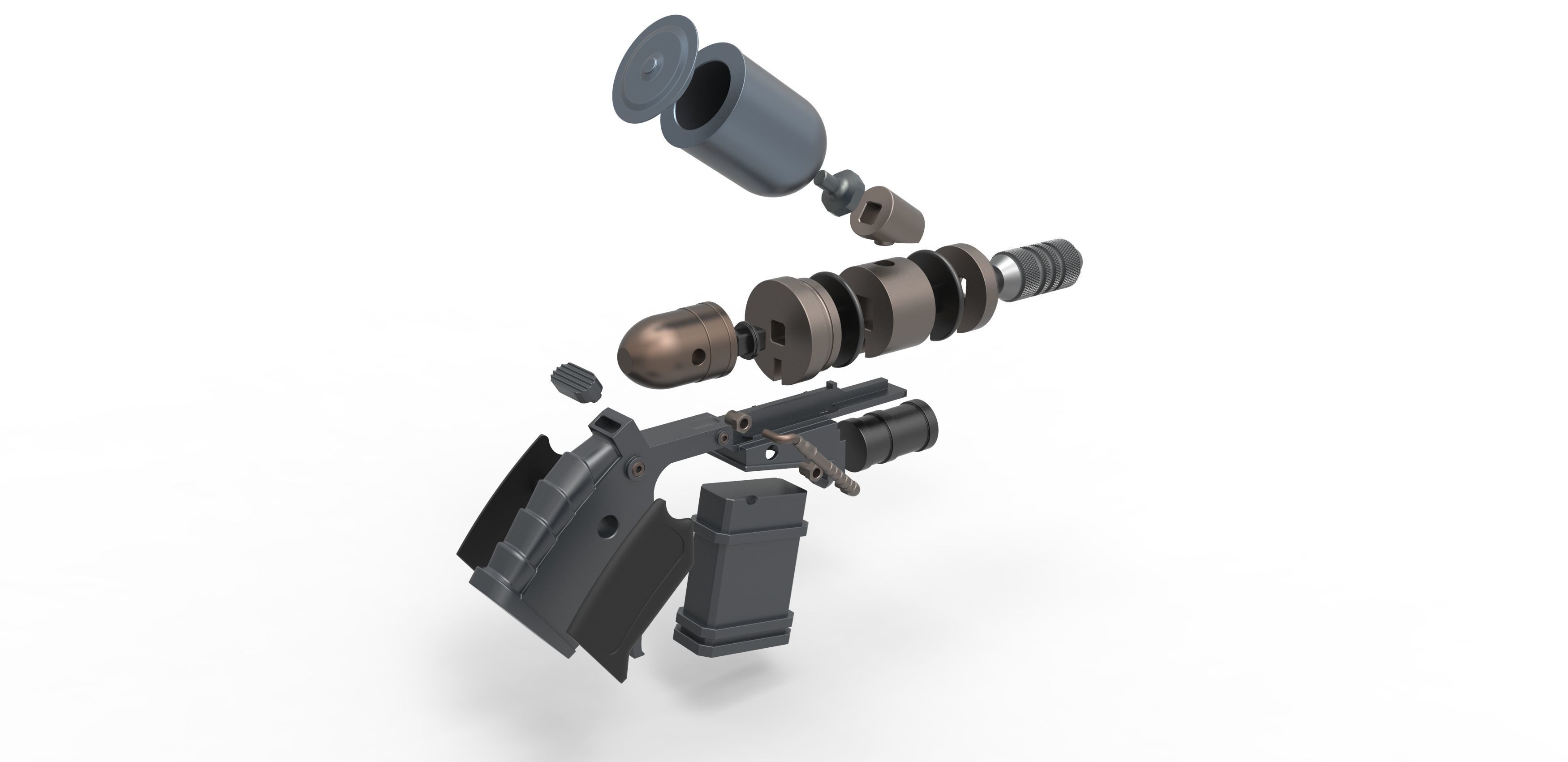 Batman Explosive gel 3D print model_17