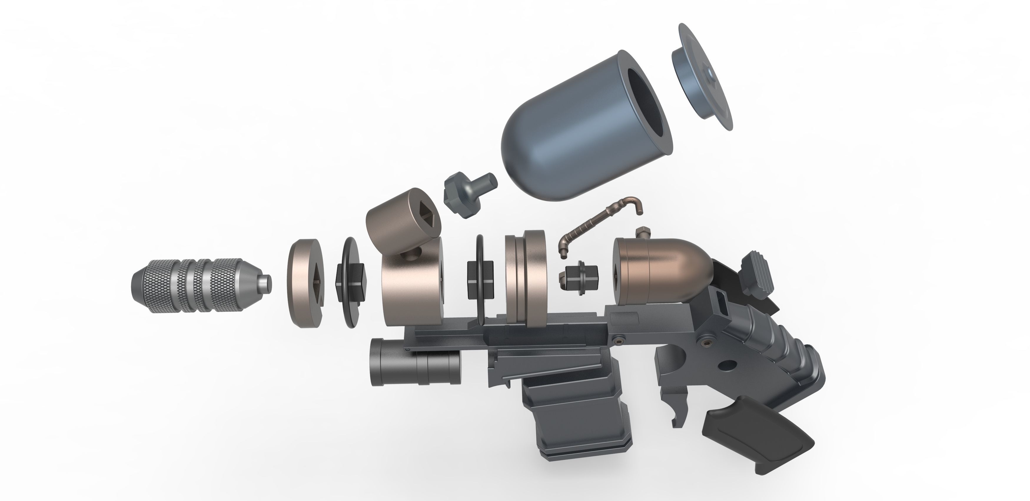 Batman Explosive gel 3D print model_15