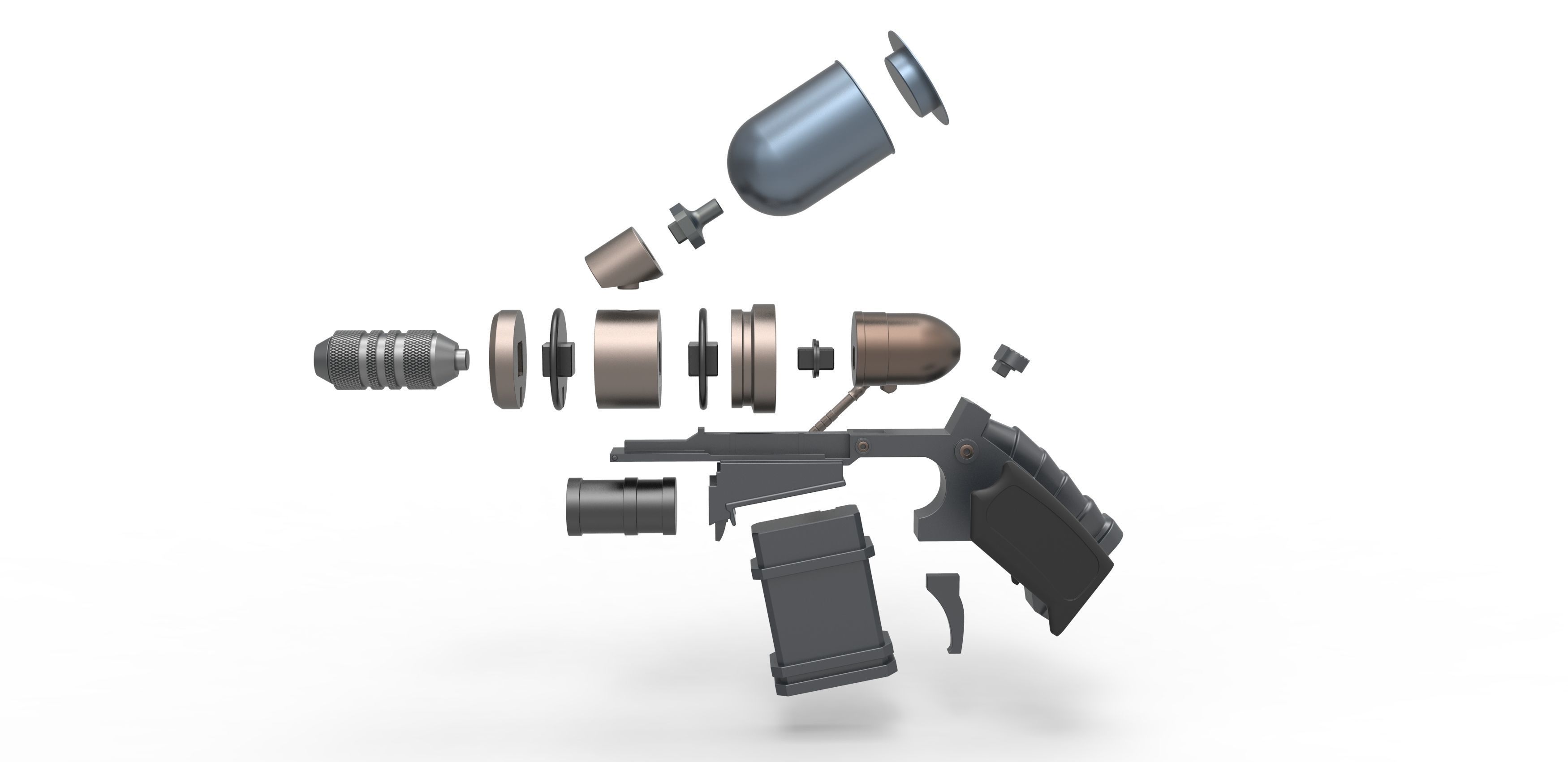 Batman Explosive gel 3D print model_14