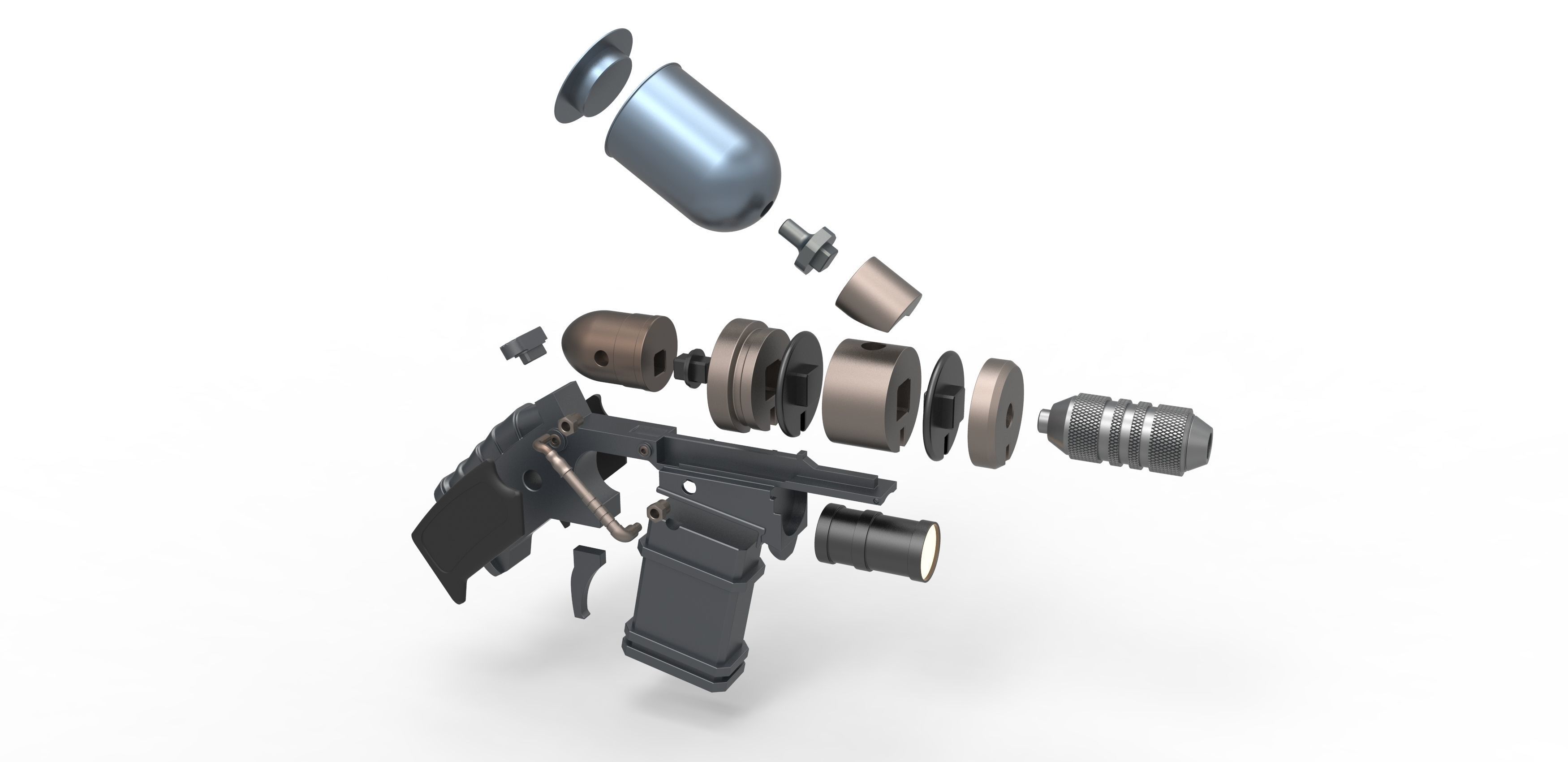 Batman Explosive gel 3D print model_18