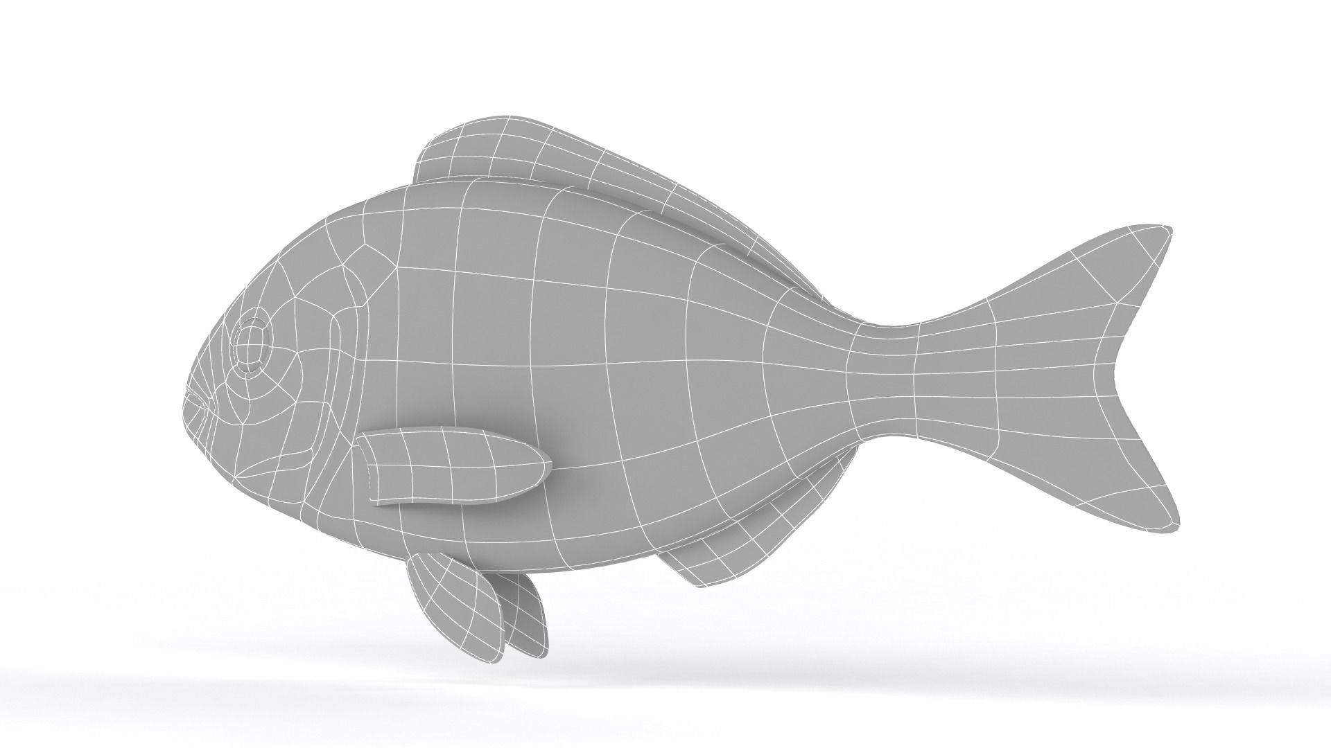 Dorado Fish 3D model_7
