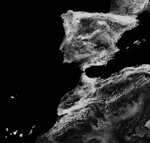 Spain High resolution 34k direct map Texture