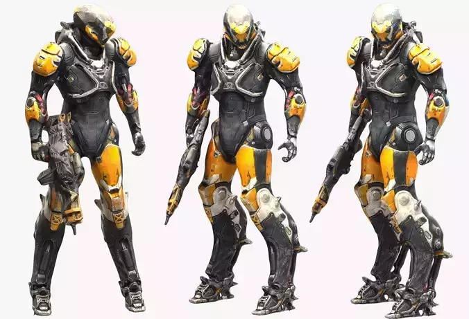Ranger Javelin - Anthem Low-poly 3D model