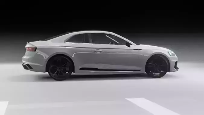 Audi rs5 car model Low-poly 3D model