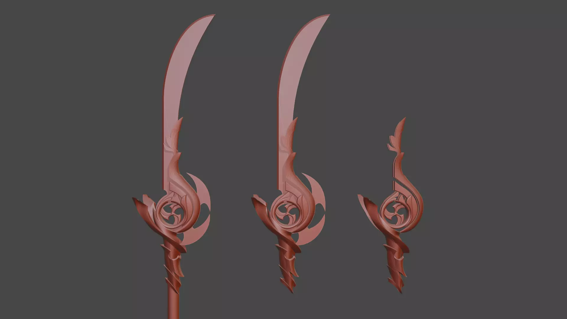 Engulfing Lightning -NOT GAME EXPORT- Genshin Impact 3D print 3D print model