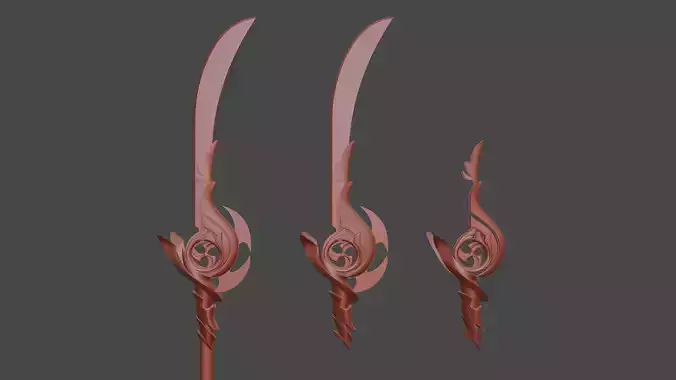 Engulfing Lightning -NOT GAME EXPORT- Genshin Impact 3D print