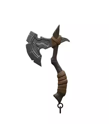 ANCIENT AXE GAMERADY LOW POLY  AXE