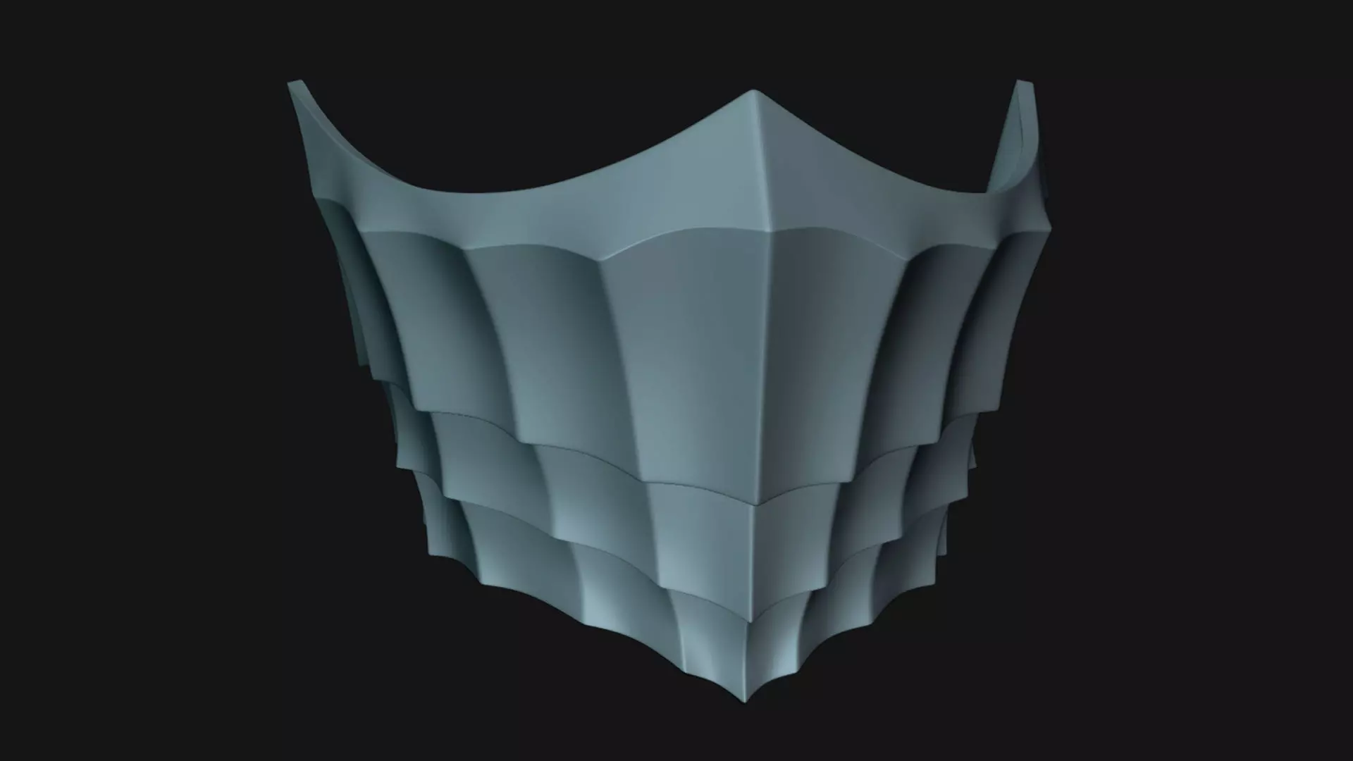 MK 11 Kitana Mask for face from Mortal Kombat 2021 3D print model_0