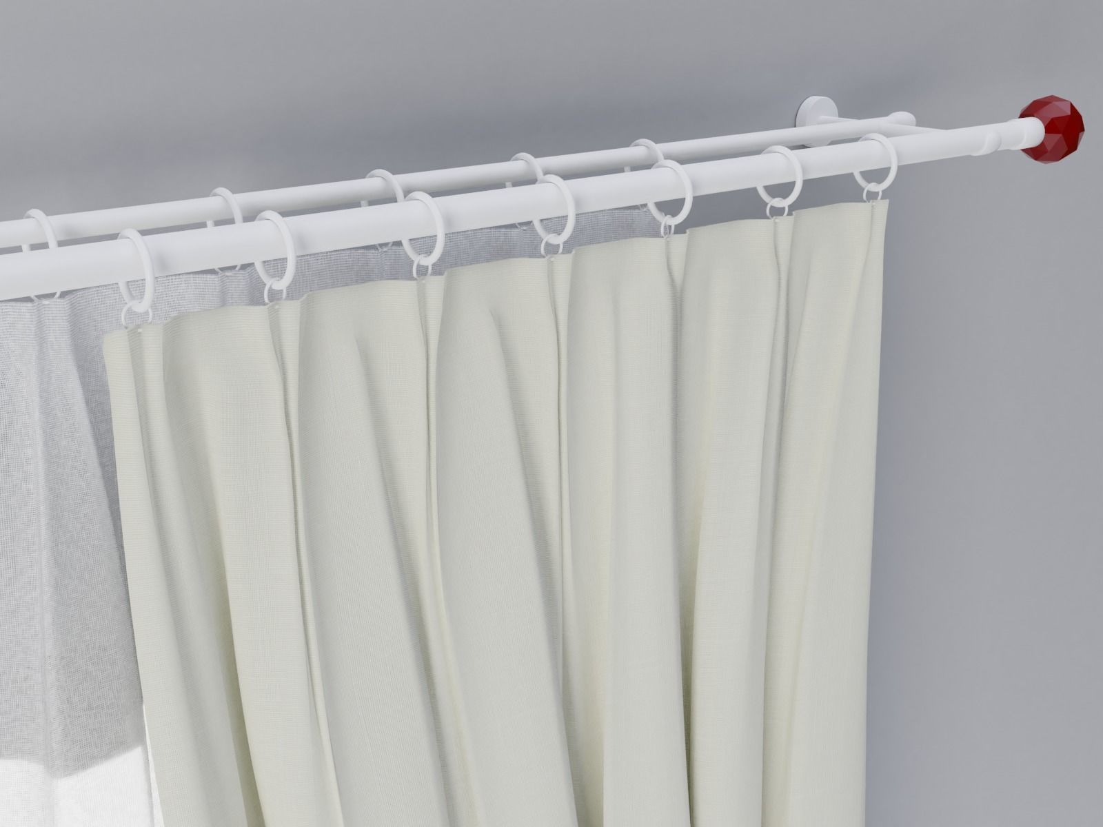 Curtains 04 collection 4 3D model_6