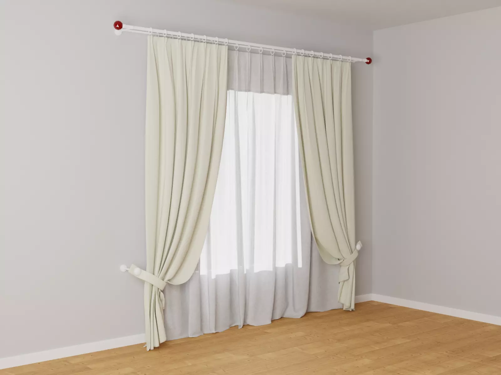 Curtains 04 collection 4 3D model_0
