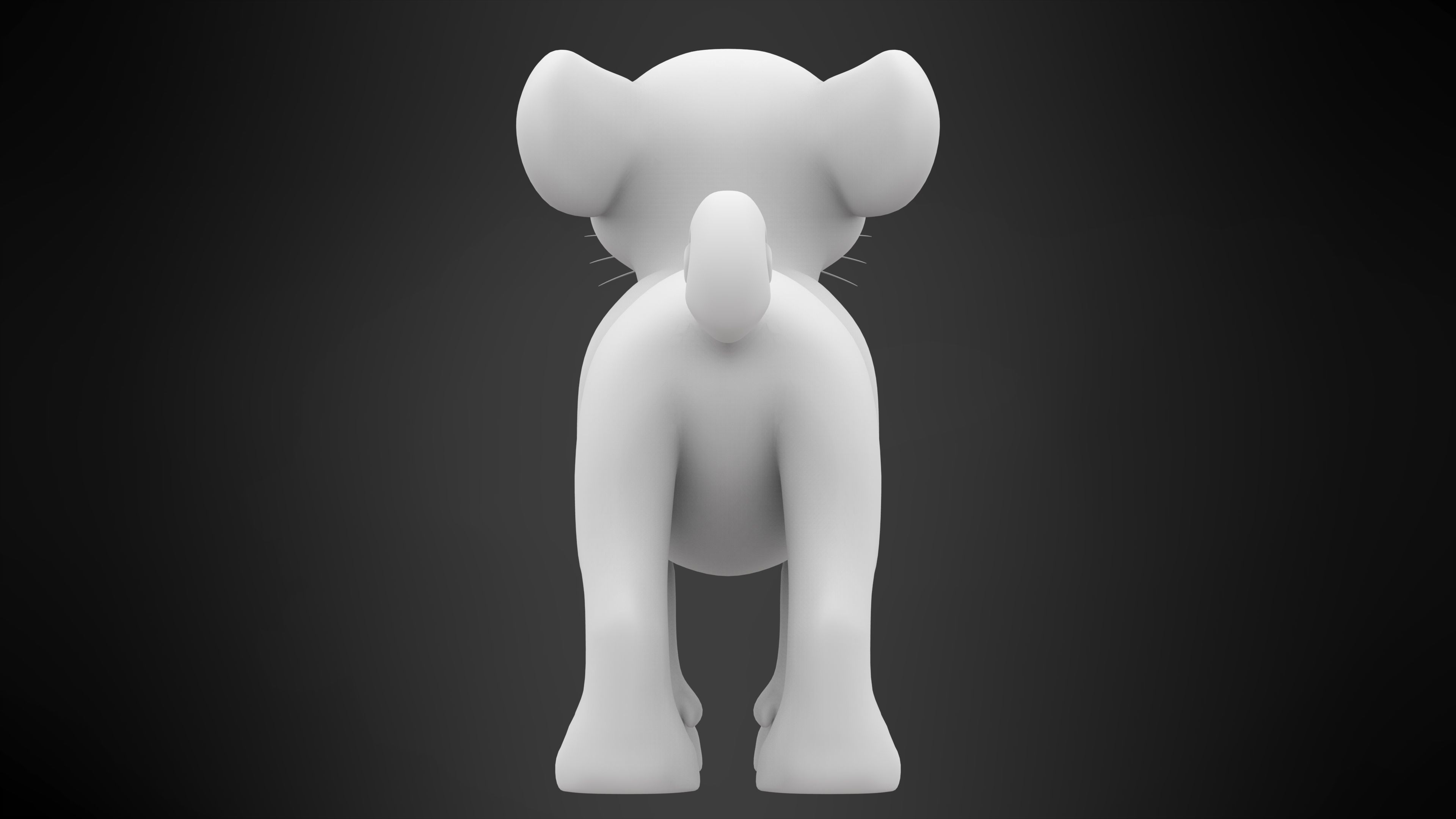 Persian Cub Low-poly 3D model_8