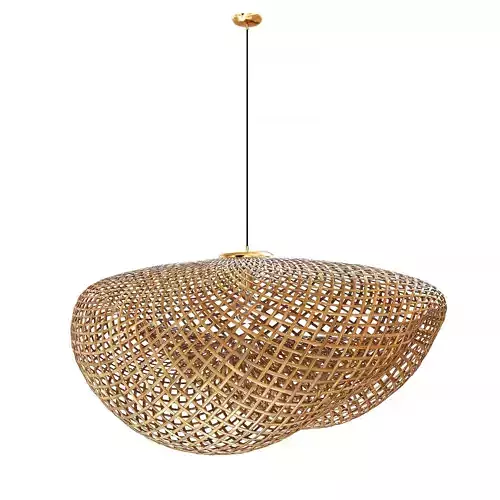 Vertigo Bamboo Rattan Pendant Lamp