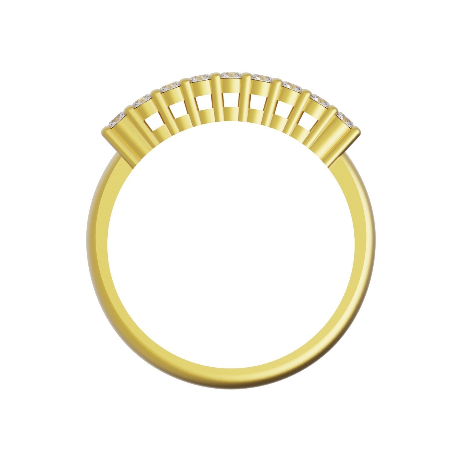Girly ring round 3D print model_3