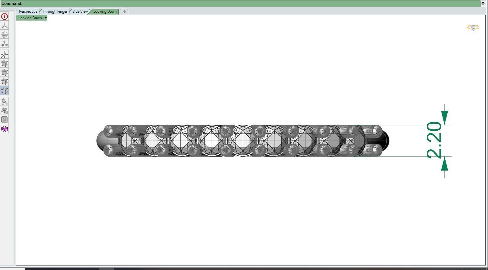 Girly ring round 3D print model_8