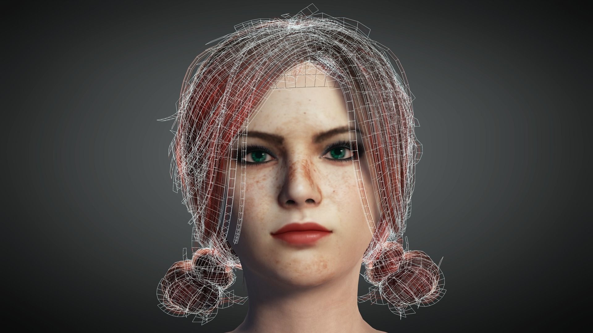 AAA Fantasy Female Character 02 Low-poly 3D model_23