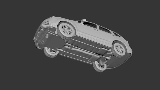 Subaru Forester 2017 3D print model 7
