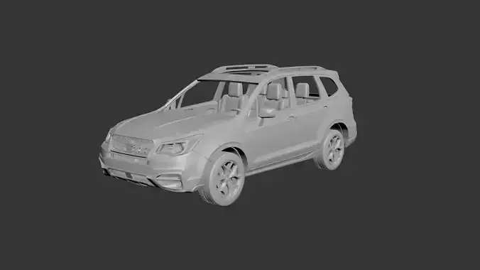 Subaru Forester 2017 3D print model