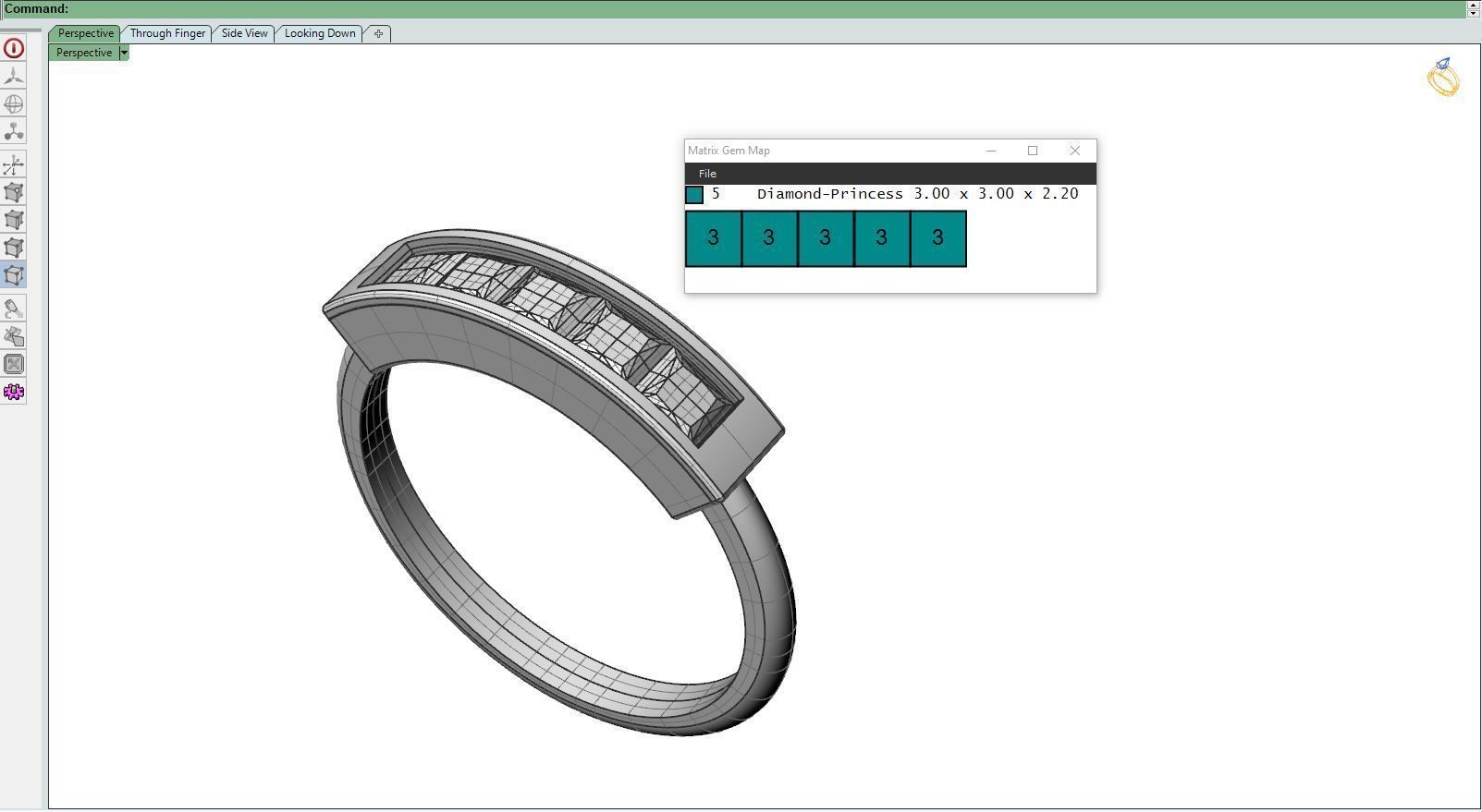 Girly ring princess 3D print model_7