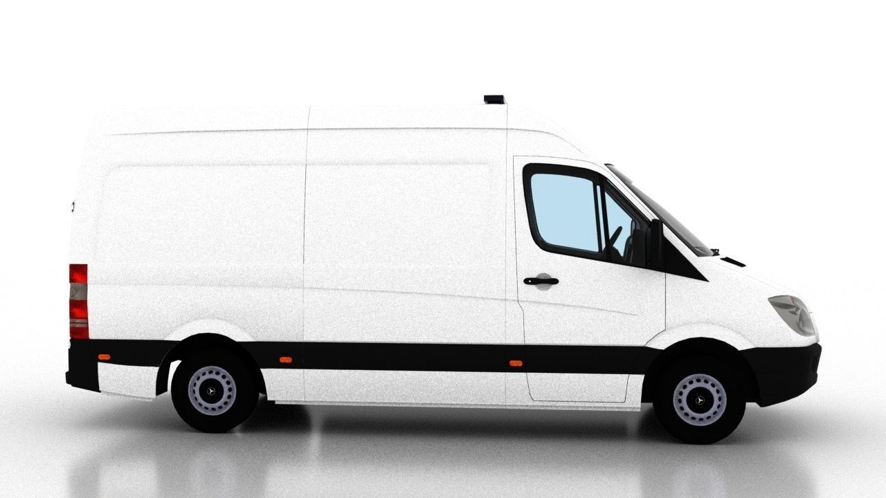 Mercedes Benz Sprinter L2H2 2009 Ambulance UK 3D model_2