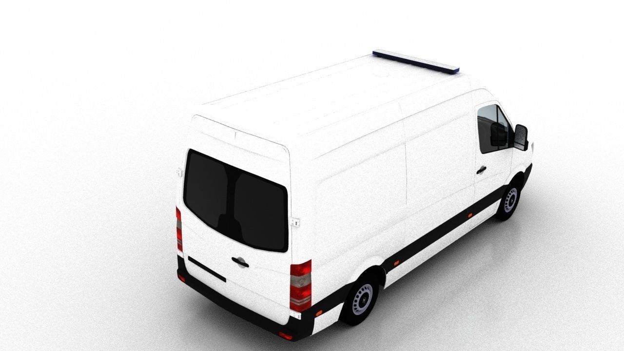 Mercedes Benz Sprinter L2H2 2009 Ambulance UK 3D model_10
