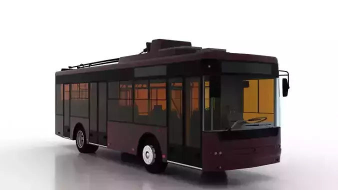 Trolleybus Bogdan T60111 3D model