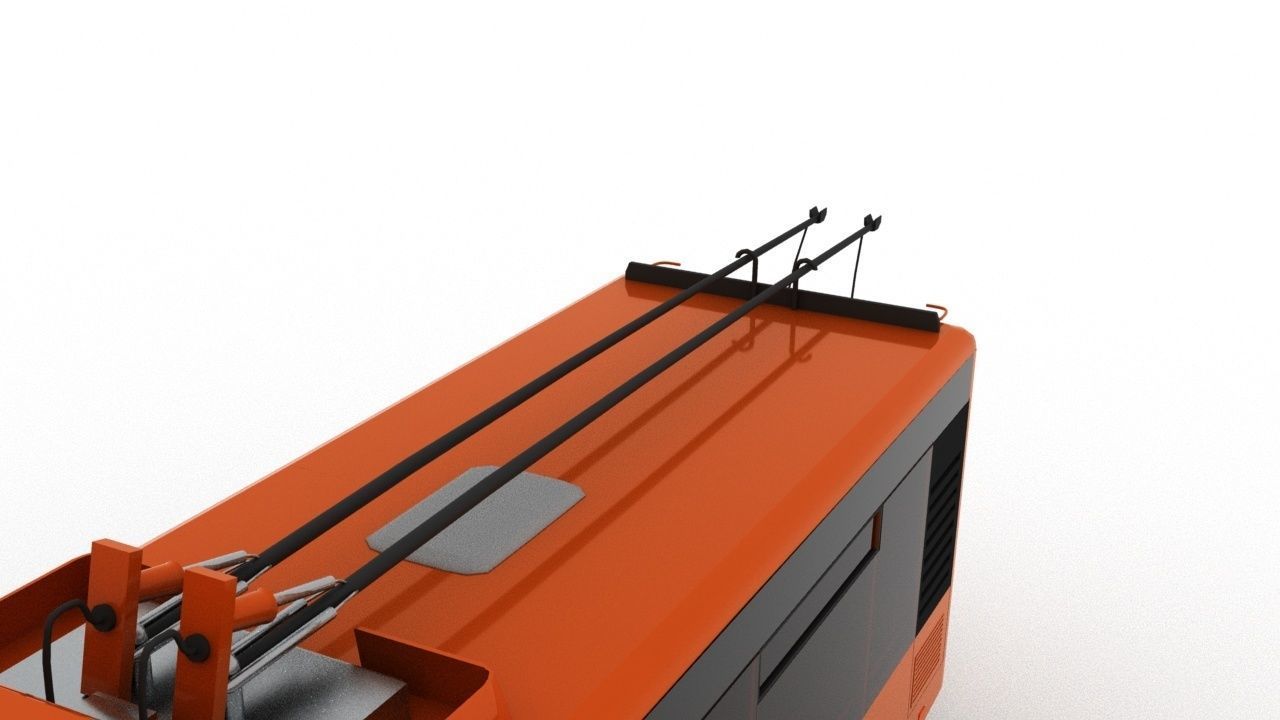 Trolleybus Bogdan T50110 3D model_10