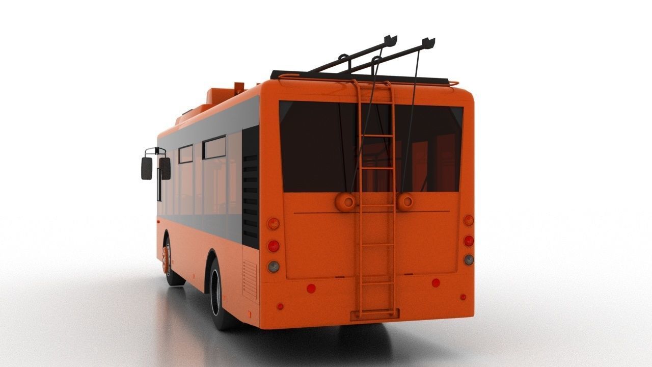 Trolleybus Bogdan T50110 3D model_5