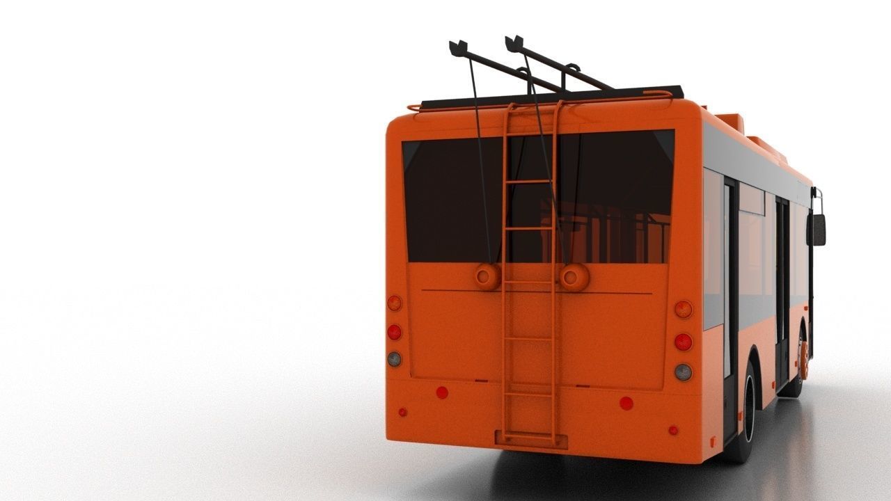 Trolleybus Bogdan T50110 3D model_4