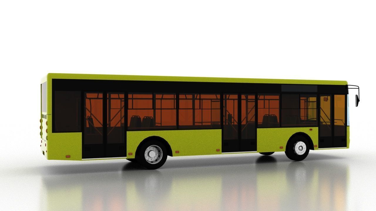 Bus Bogdan A70110 3D model_6