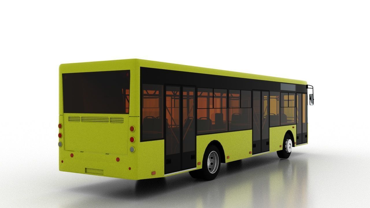 Bus Bogdan A70110 3D model_5