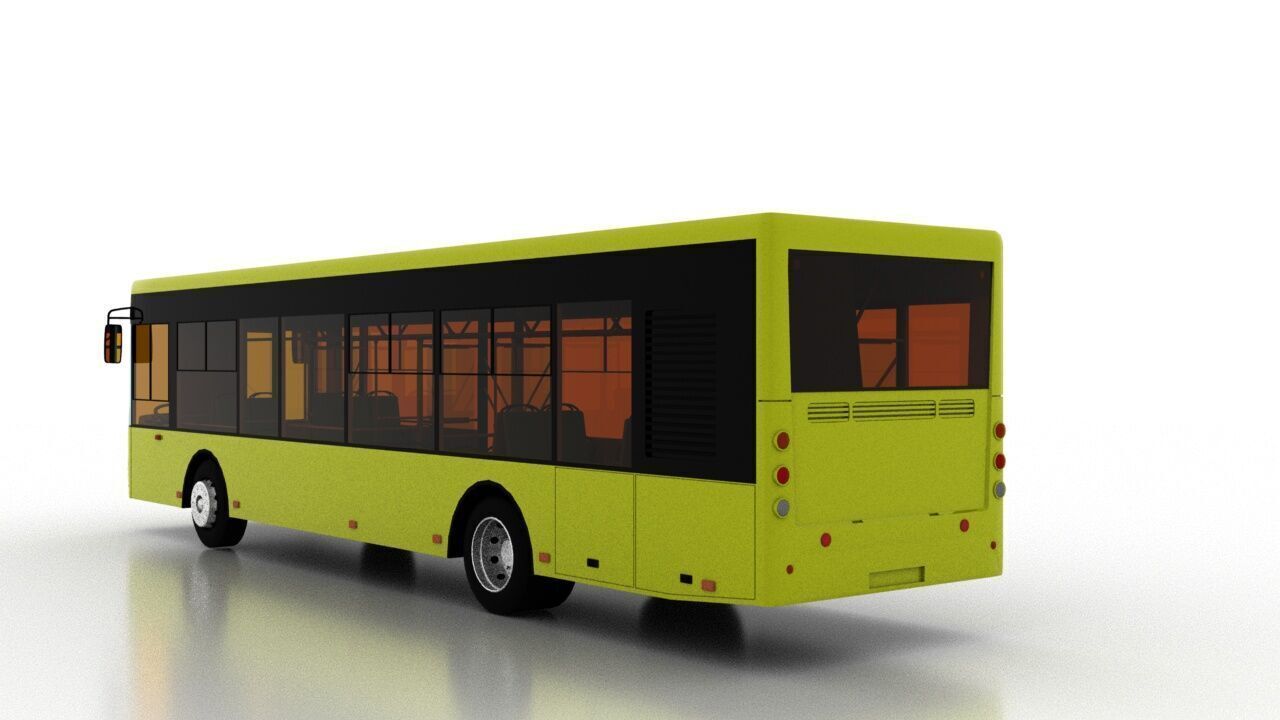 Bus Bogdan A70110 3D model_4